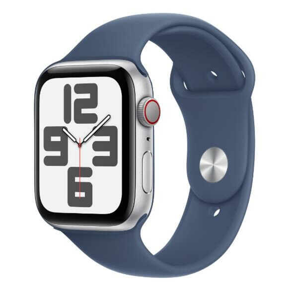 Montre intelligente Apple Watch SE 1,78" Bleu Argenté Ø 44 mm