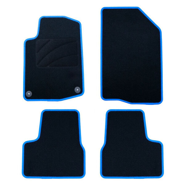 Car Floor Mat Set OCC Motorsport OCCPG0008BL Blue 5 Pieces