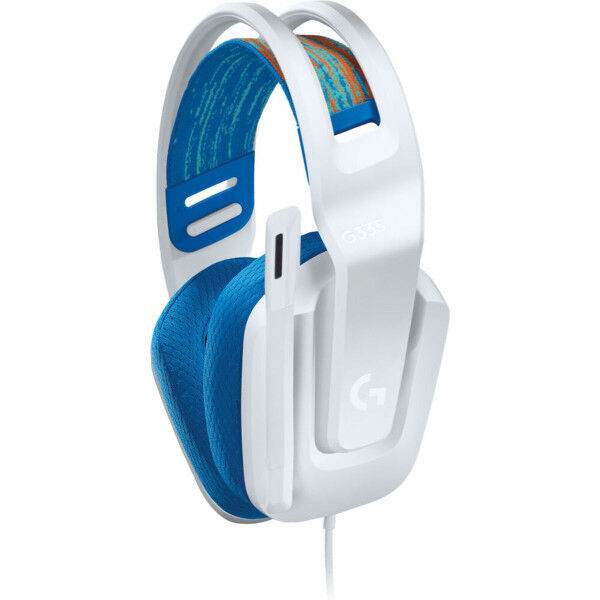 Headphones with Microphone Logitech 981-001018 White