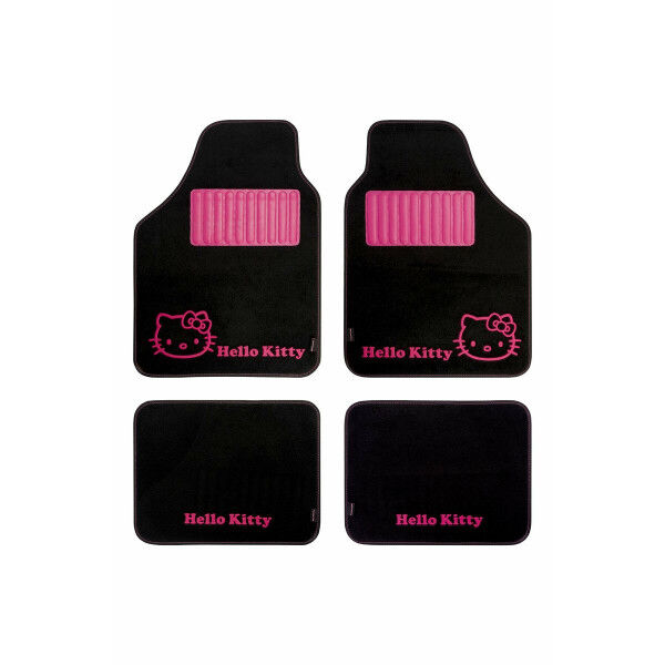 Auto-Fußmatten-Set Hello Kitty CS 4 Schwarz (Restauriert B)