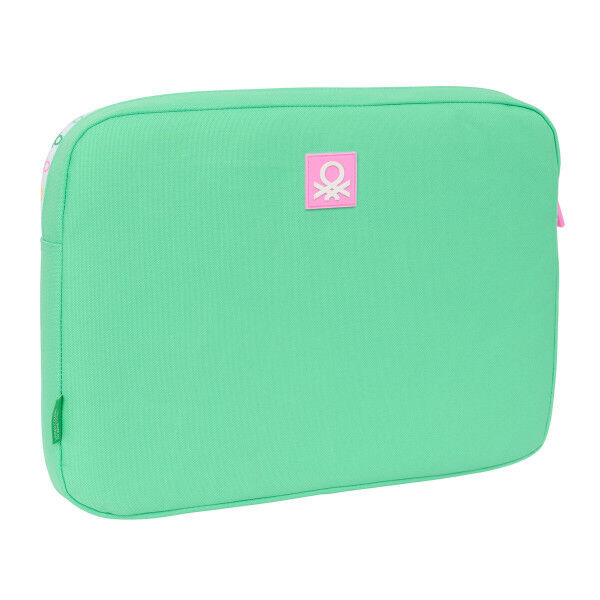 Laptop Cover Benetton Mint Green 15,6'' 39,5 x 27,5 x 3,5 cm