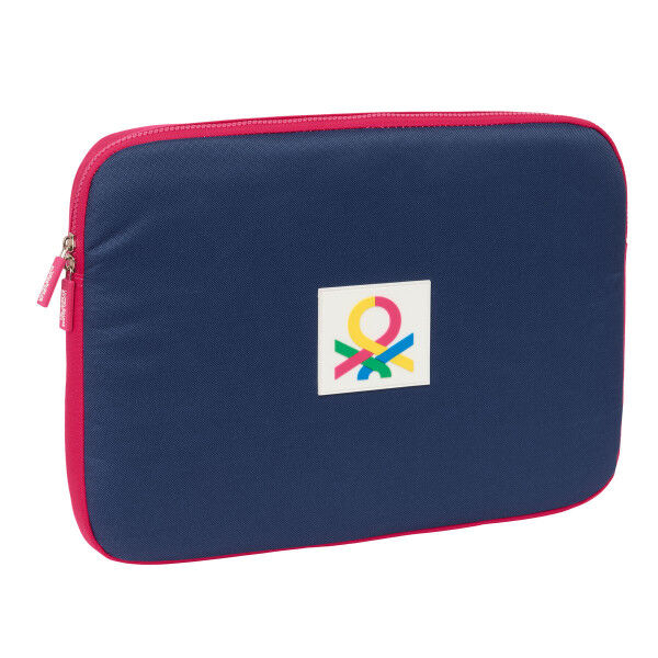 Pokrowiec na Laptopa Benetton Cherry wiśniowy Granatowy 15,6'' 39,5 x 27,5 x 3,5 cm