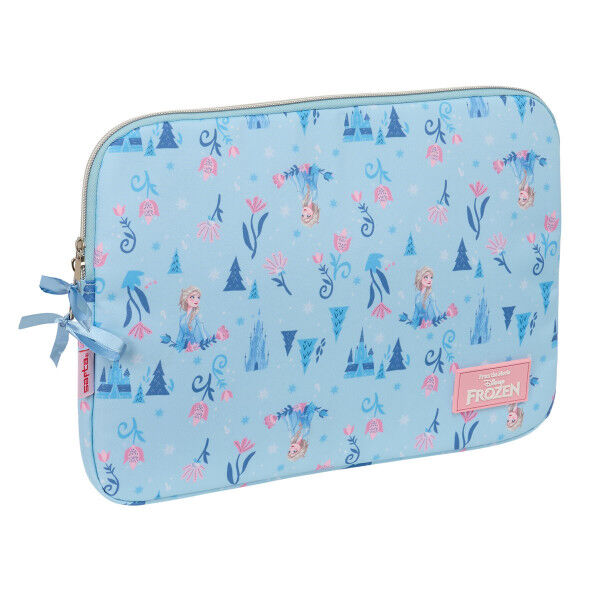 Housse d'ordinateur portable Frozen Ice magic Bleu 15,6'' 39,5 x 27,5 x 3,5 cm