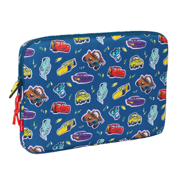 Laptop Cover Cars Racing Navy Blue 15,6'' 39,5 x 27,5 x 3,5 cm