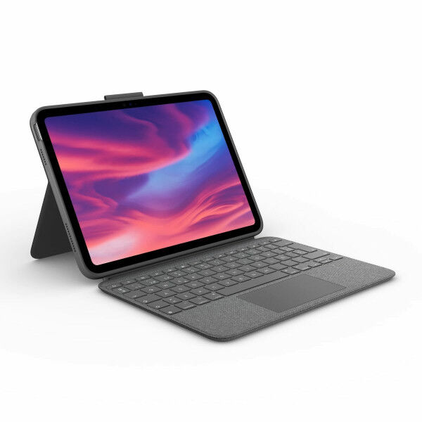 Funda para iPad + Teclado Logitech Combo Touch Gris Qwerty Español