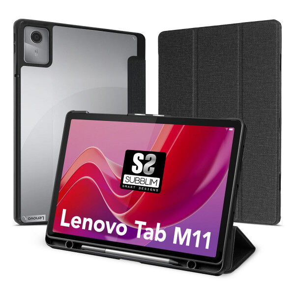 Tablet cover Subblim Clear Shock Black