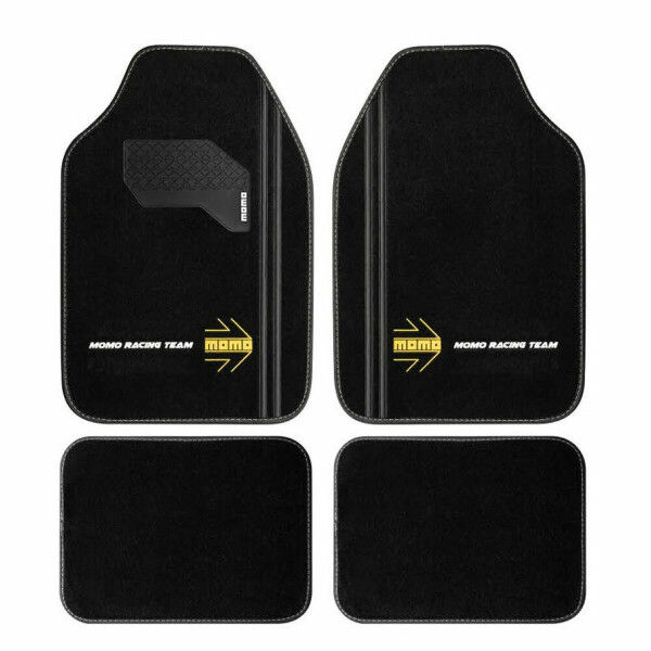 Alfombrilla para Coche MOMO MomlCM4A8BK Blanco/Negro Universal