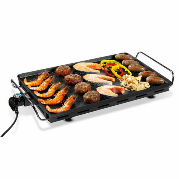 Grill z Płytą Kamienną Princess Table Grill Aluminium 36 x 60 cm Czarny