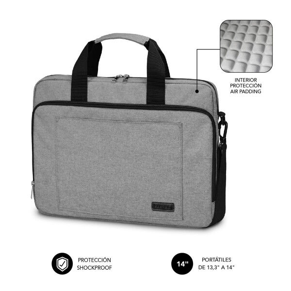 Laptop Case Subblim SUBLB4APLB01 Grey 14"