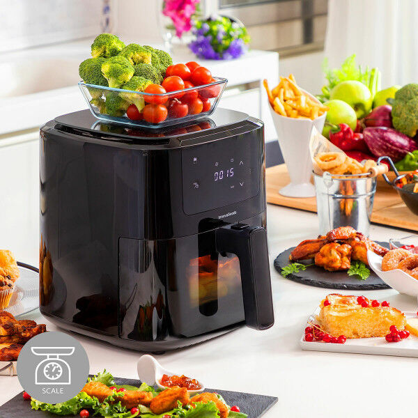 Friteuse à Air avec Balance InnovaGoods Noir 1500 W 5 L (Reconditionné C)