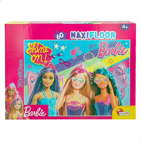 Dėlionė Barbie MaxiFloor 60 Dalys 70 x 1,5 x 50 cm