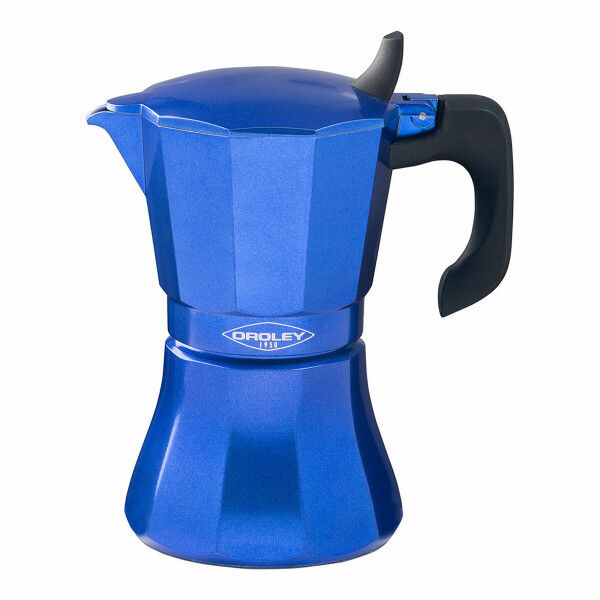 Cafetière Italienne Oroley Petra Bleu Aluminium 6 Tasses