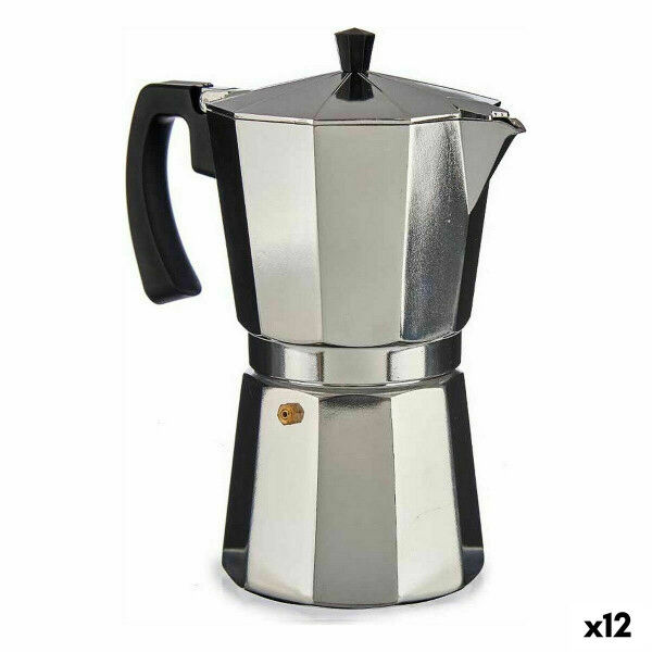 Cafetera Italiana Kinvara A111RA-1200 Plateado Aluminio 650 ml (12 Unidades)