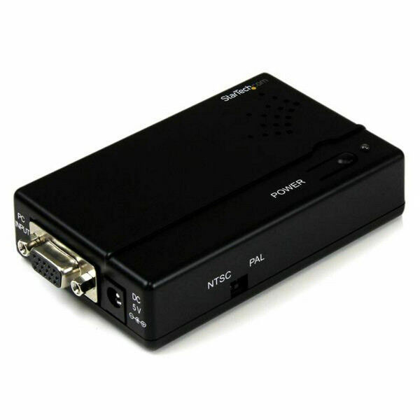 VGA Adapter Startech VGA2VID Black