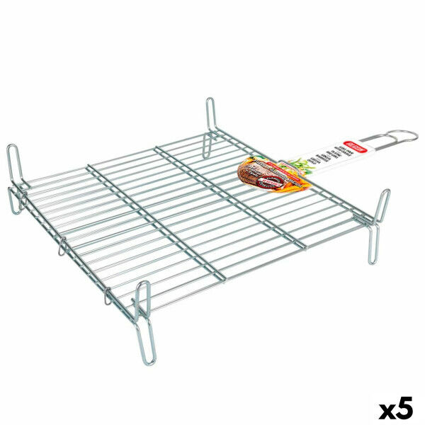Grill Algon Double Galvanised 45 x 45 cm (5 Units)