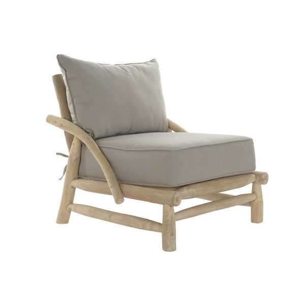 Sodo sofa DKD Home Decor Natūralus Šviesiai pilka 82 x 80 x 73 cm