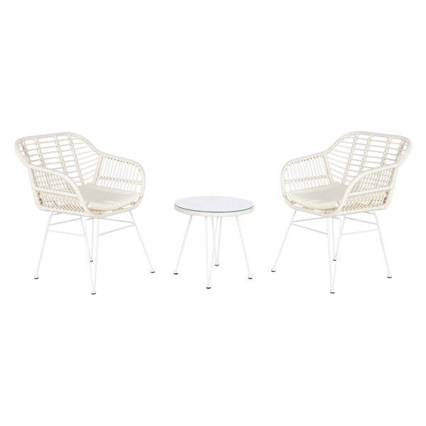 Ensemble Table + 2 Chaises DKD Home Decor 56 x 57,5 x 82 cm