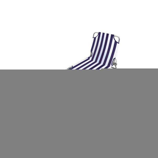 Sun-lounger Marbueno Stripes Blue White 187 x 24 x 55 cm