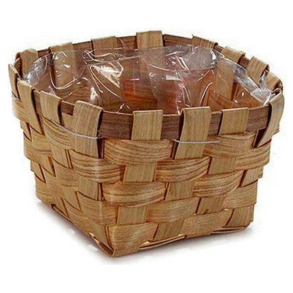 Blumentopf Ibergarden Braun Rohrstock 18 x 9,5 x 18 cm