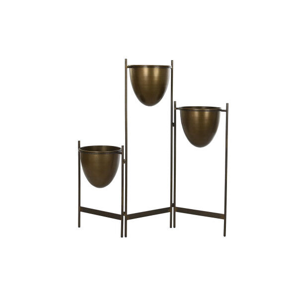 Doniczka DKD Home Decor Czarny Metal Miedź Vintage (35 x 26,5 x 105 cm)