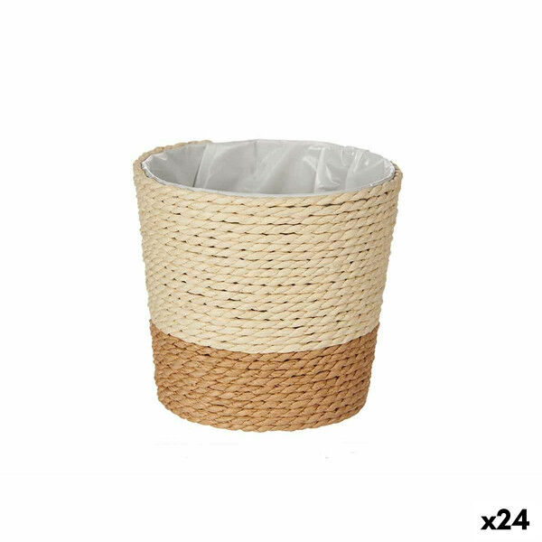 Kabantis šviestuvas Ibergarden WY21-74 Ruda Natūralus Virvė Plastmasinis 11 x 10,5 x 11 cm (24 vnt.)