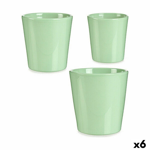 Set de Macetas Ibergarden LINCE PQ - 6019 Verde Arcilla (6 Unidades)