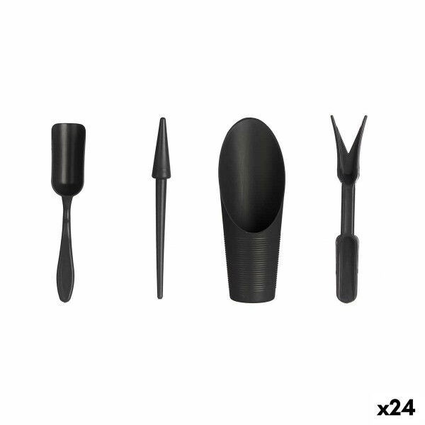 Set de Herramientas Ibergarden KDS0102102 Antracita Polipropileno Jardín (24 Unidades)