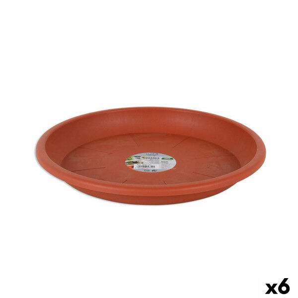 Gėlių vazono indas Dem Squares Ruda 32 cm (6 vnt.)