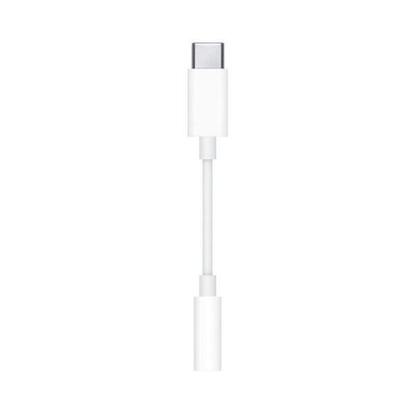 Adaptador USB C a Jack 3.5 mm Apple MU7E2ZM/A Blanco