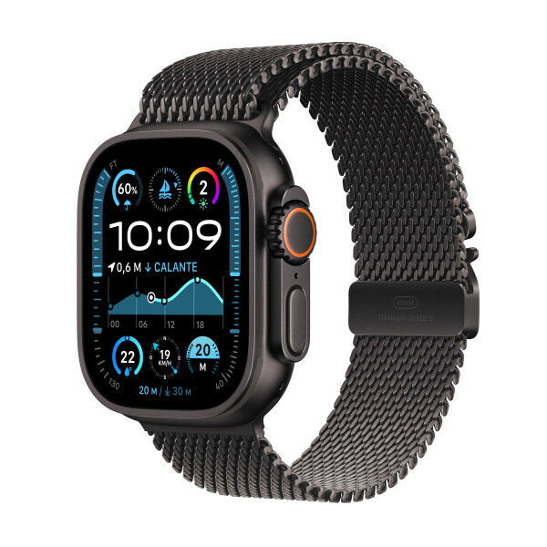 Reloj Hombre Apple MX5U3TY/A Negro