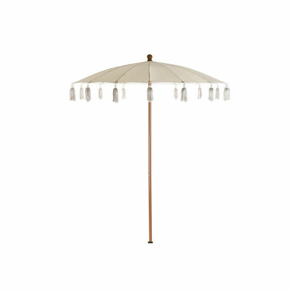 Parasol DKD Home Decor Beige Naturel Métal 170 x 170 x 230 cm