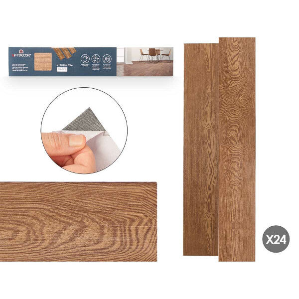 Vinyl Parquet Braun 24 Stück