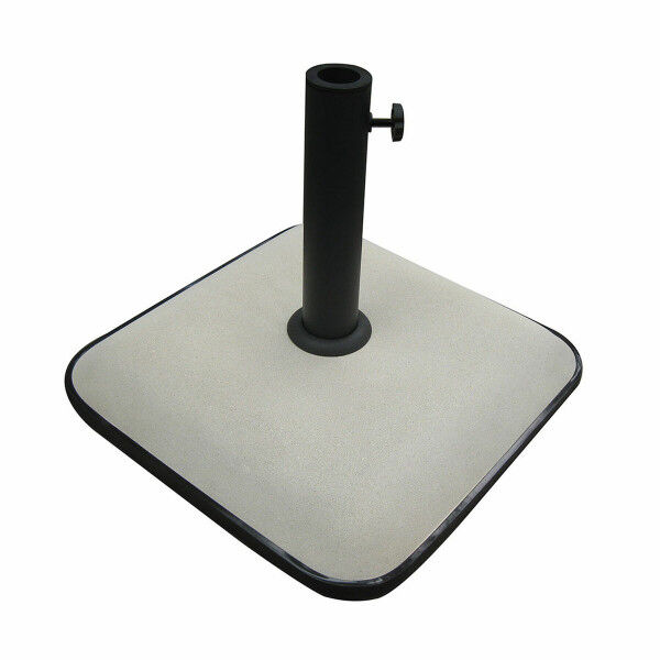 Marbueno Podstawa Parasol Kwadrat Cement 45X45X7,3 cm 25KG Biały Ogród, Basen 10459