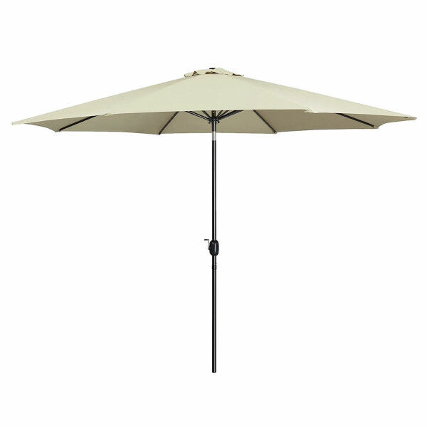 Marbueno Umbrella Steel 8 Ribs D270 cm Polyester Beige Garden, Pool, Terrace 10483