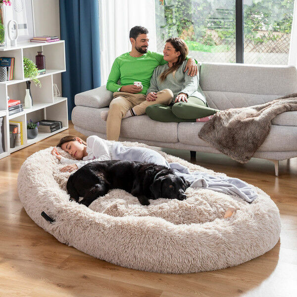 Žmogaus dydžio šuns guolis Human Dog Bed XXL InnovaGoods Beige
