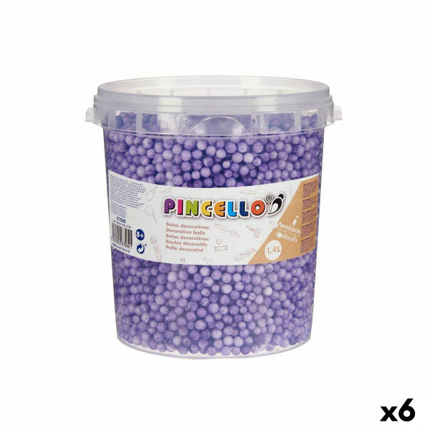 Medžiagos rankdarbiams Pincello POLIESPAN-LI 13,5 x 14 x 14,5 cm Kamuoliai 6 vnt.