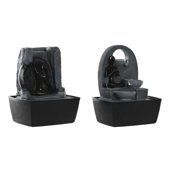 Fontanas DKD Home Decor 20 x 15 x 24 cm Derva Indas (2 vnt.)