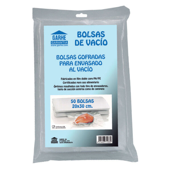 Bolsas para Envasadora Garhe 31289 30 x 40 cm 50 Unidades