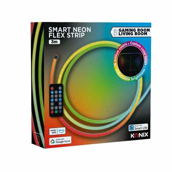 Węże LED KONIX SMART 3 m Wielokolorowy