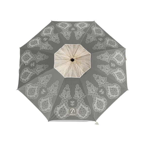 Parasol plażowy Szary Ø 180 cm SPF50+ Boho
