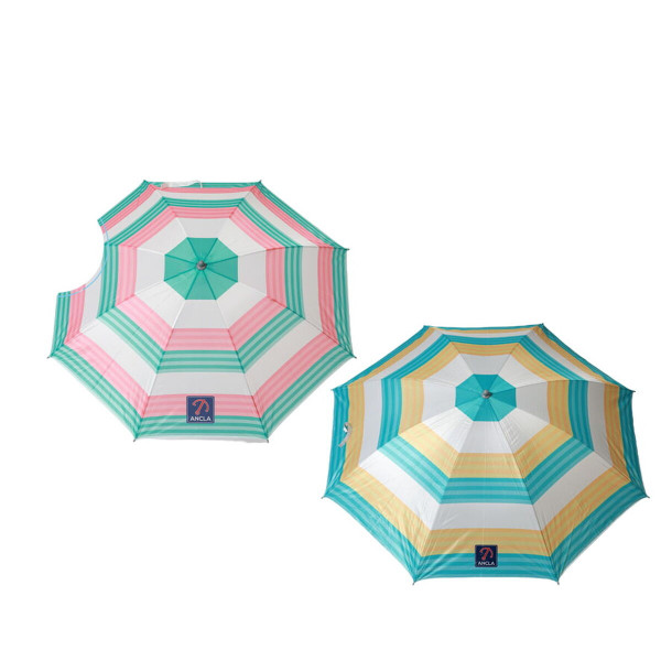 Parasol de plage Ø 220 cm A rayures