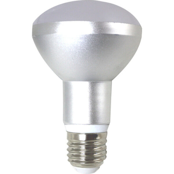 LED-Lampe Silver Electronics R80 E27 Weiß Grau A++ 10 W (5000K)