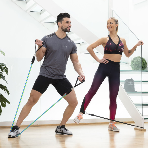 Zestaw Gum Oporowych z Akcesoriami i Przewodnikiem po Ćwiczeniach. Tribainer InnovaGoods 3 Sztuk