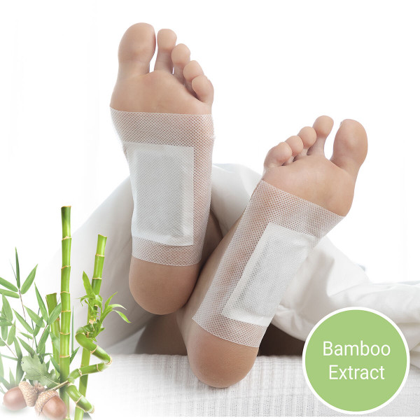 Plastry Detoksykacyjne do Stóp Bamboo InnovaGoods 10 Sztuk