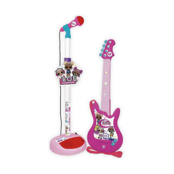 Kūdikių gitara LOL Surprise! Mikrofonas Rožinė