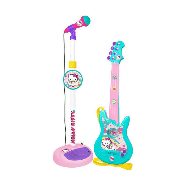 Guitarra Infantil Hello Kitty Micrófono