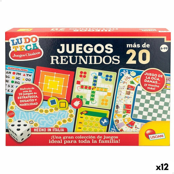 Gra Planszowa Lisciani Juegos reunidos ES 40 x 0,1 x 33 cm (12 Sztuk)