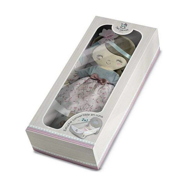Muñeca de Trapo Decuevas Provenza Estuche convertible en cuna 36 cm Peluche