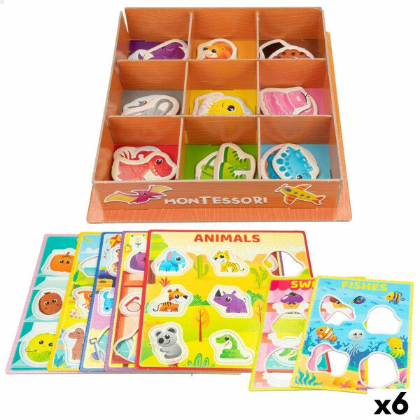 Educational Game Lisciani Giochi 26 x 6 x 26 cm Colours Montessori method 61 Pieces (6 Units)