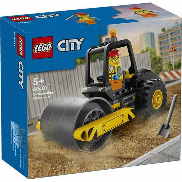 zestaw do budowania Lego 60401 - Construction Steamroller Wielokolorowy 78 Części